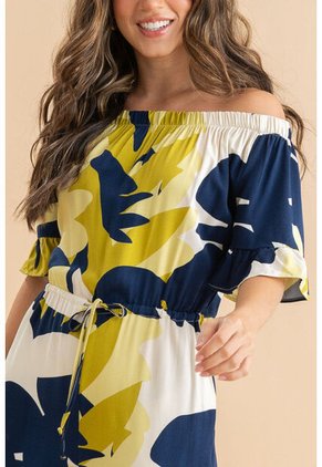 Enterizo Largo Skort Azul Ragged Pf31530222