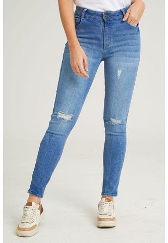 Jeans New Kravitz Azul Ragged Pf51350314 Ragged