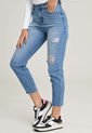 Jeans Mom Giotto Azul Ragged Pf21440001 de Ragged