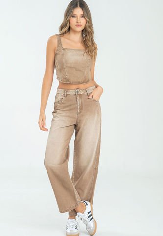 Jeans Cocoa Denim Café Ragged Pf21350048 Ragged