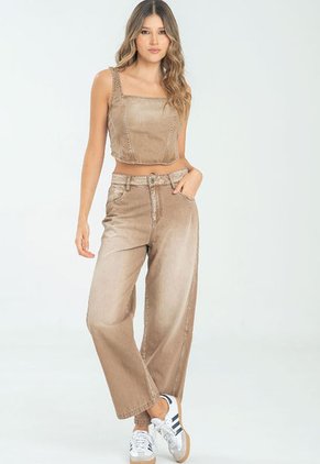 Jeans Cocoa Denim Café Ragged Pf21350048