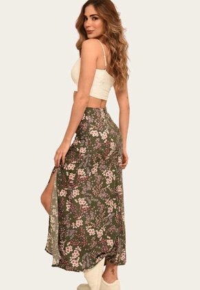 Falda Taylor Verde Ragged Pf11320439