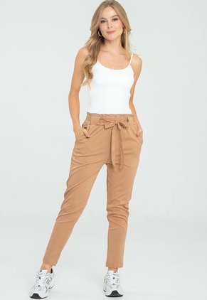 Pantalon Harem Beige Ragged Pf11310703