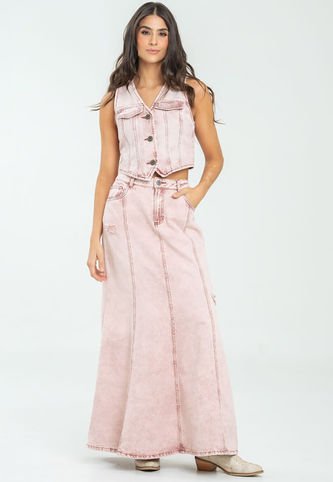 Falda Indiana Rojo Ragged Pf21320017 Ragged