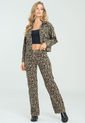 Pantalon Animal Print Café Ragged Pf21310031 de Ragged