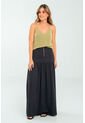 Falda Midi Phatc Negro Ragged Pf11320516 de Ragged