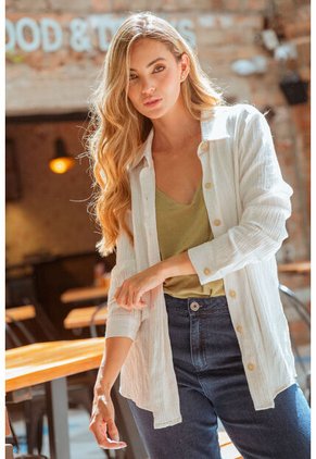 Bluson Madison Blanco Ragged Pf11113021