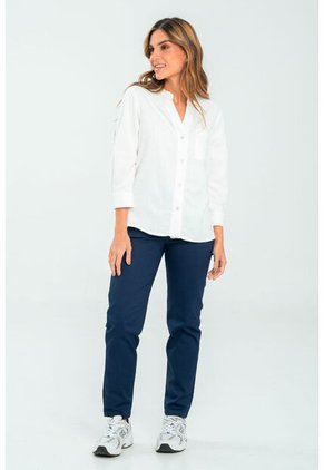 Camisa Rhaffia Blanco Ragged Pf11113017