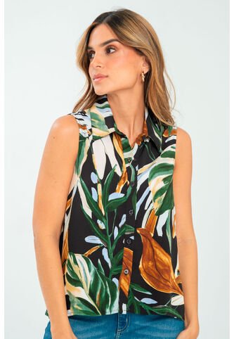 Camisa Bhelden Negro Ragged Pf11113054 Ragged