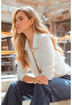 Bluson Madison Blanco Ragged Pf11113021