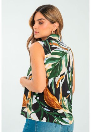 Camisa Bhelden Negro Ragged Pf11113054