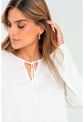Blusa Colet Blanco Ragged Pf11113010