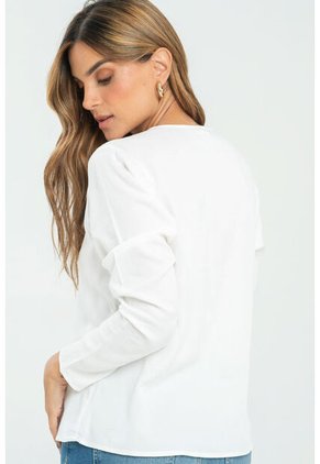 Blusa Colet Blanco Ragged Pf11113010
