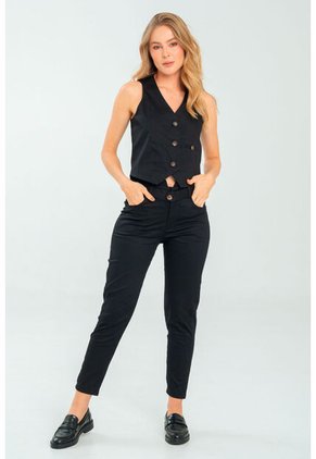 Pantalon Lheset Negro Ragged Pf11310886