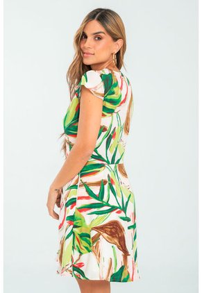 Vestido Lior Verde Ragged Pf11511420