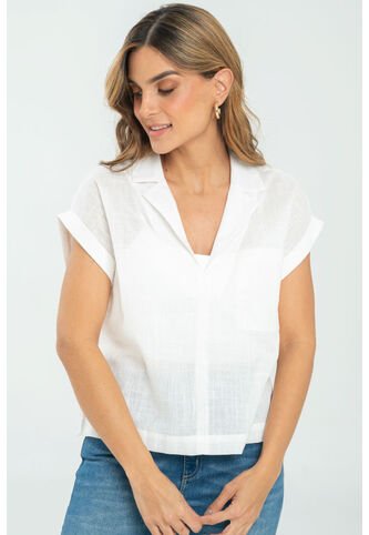Blusa Butter Blanco Ragged Pf11113020 Ragged