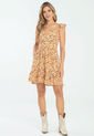 Vestido Corto Evaline Beige Ragged Pf11511334 de Ragged