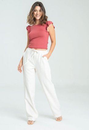 Pantalon Mangostino Blanco Ragged Pf11310785