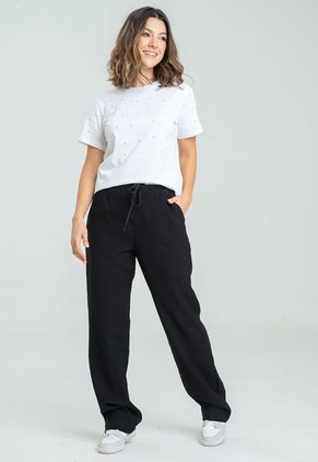 Pantalon Mangostino Negro Ragged Pf11310785