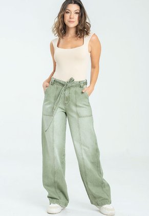 Jeans Bosnia Verde Ragged Pf21350038