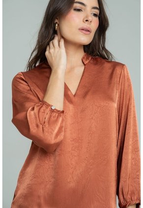 Blusa Pascal Café Ragged Pf12110885