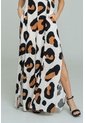 Vestido Animal Cortes Beige Ragged Pf11511478 de Ragged
