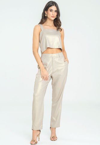 Pantalon Lino Shine Café Ragged Pf11310792 Ragged