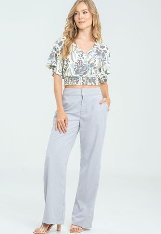 Pantalon Halara Gris Ragged Pf11310795 Ragged