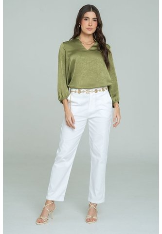 Pantalon Recto Dril Blanco Ragged Pf11310940 Ragged