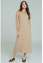 Vestido Midi Nhyra Beige Ragged Pf11511460 de Ragged