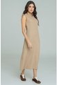 Vestido Midi Nhyra Beige Ragged Pf11511460 de Ragged