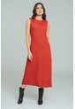 Vestido Midi Nhyra Café Ragged Pf11511460 de Ragged