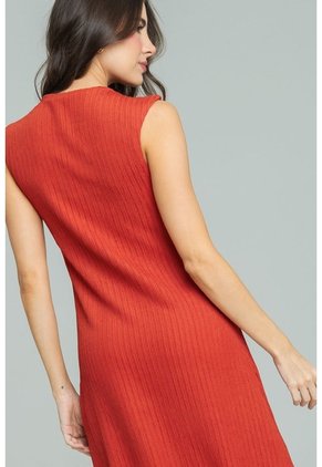 Vestido Midi Nhyra Café Ragged Pf11511460