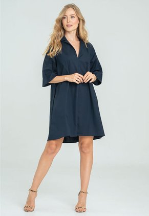 Vestido Karimi Azul Ragged Pf11510946