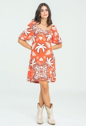 Vestido Mayorca Naranja Ragged Pf11511311