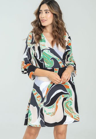 Vestido Corto Drift Beige Ragged Pf12510403 Ragged