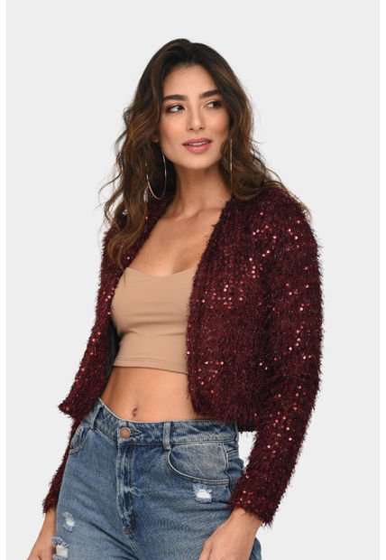 Chaqueta Brillo Rojo Ragged Pf12130106