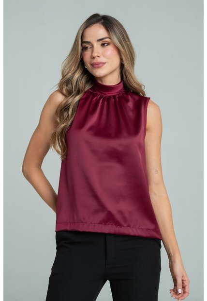 Blusa Nhievia Rojo Ragged Pf12110883