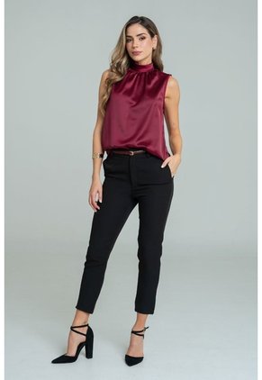 Blusa Nhievia Rojo Ragged Pf12110883