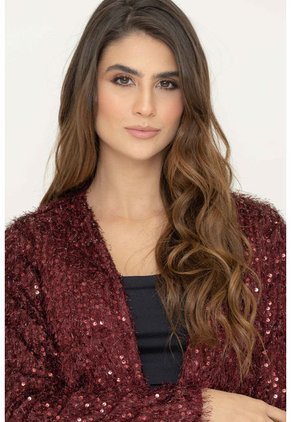 Chaqueta Brillo Rojo Ragged Pf12130106