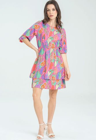 Vestido Napoles Fucsia Ragged Pf11511300 Ragged