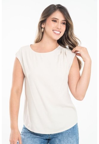 Blusa Rema Beige Ragged Pf31113678 Ragged