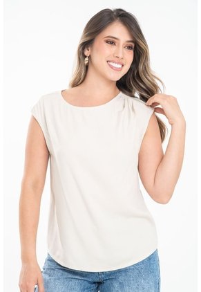 Blusa Rema Beige Ragged Pf31113678