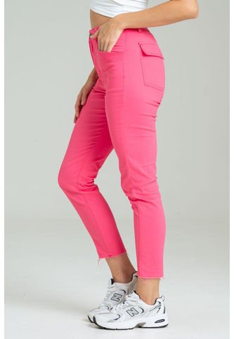 Pantalon Drill Mangle Rosa Ragged Pf21310014 Ragged