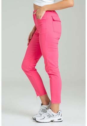 Pantalon Drill Mangle Rosa Ragged Pf21310014