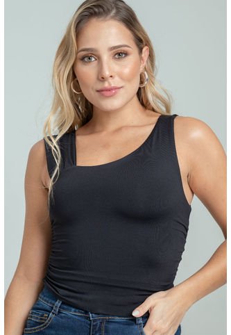 Crop Top Ahiza Negro Ragged Pf13120730 Ragged