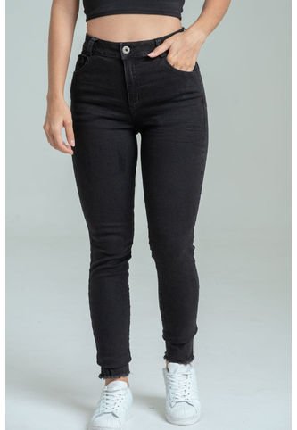 Jeans Skinny Black Negro Ragged Pf21460001 Ragged