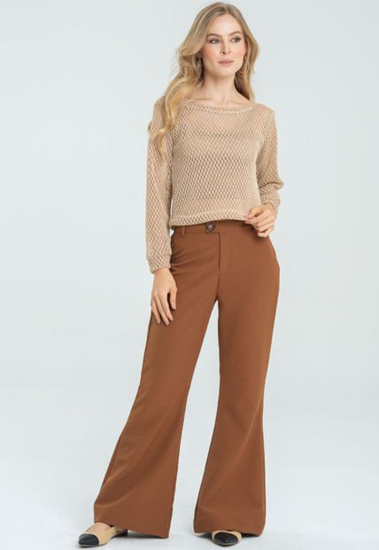 Pantalon Campana Bal Café Ragged Pf12310400