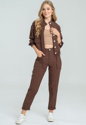 Pantalon Slouchy Café Ragged Pf11310742