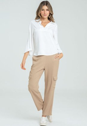 Pantalon Pique Cargo Beige Ragged Pf11310773